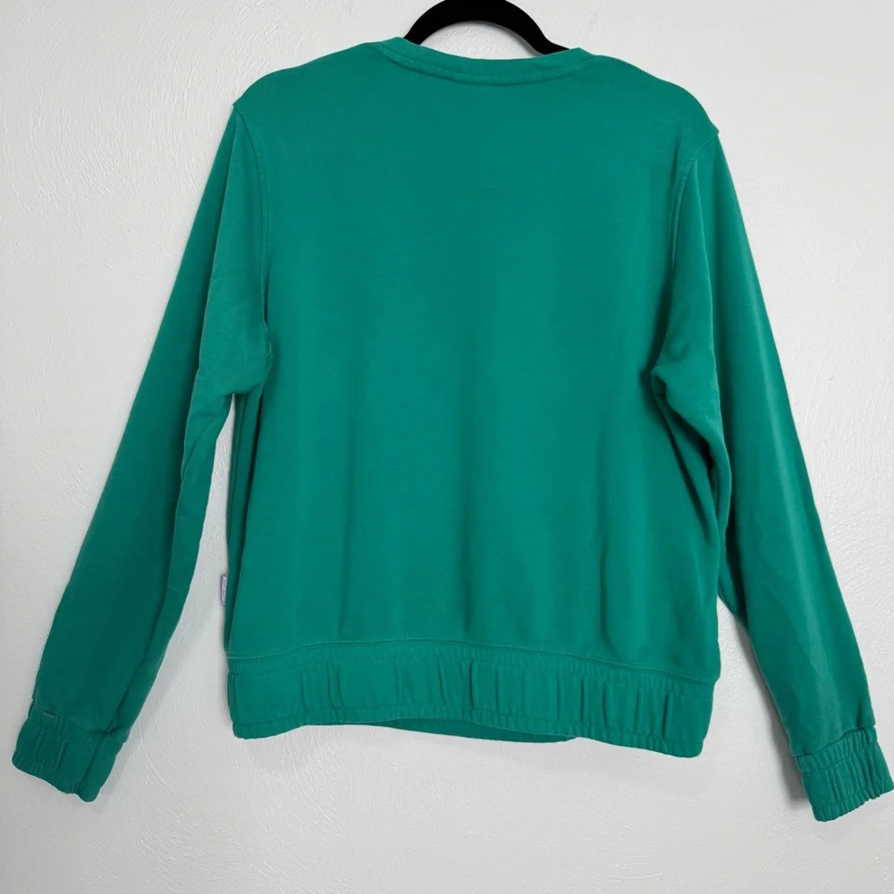 Nike Sportswear Sweatshirt Womens Medium Teal Icon Clash French Terry Athleisure